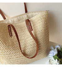Summer Straw Tote Bags