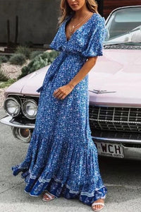 Turquoise Boho Dress