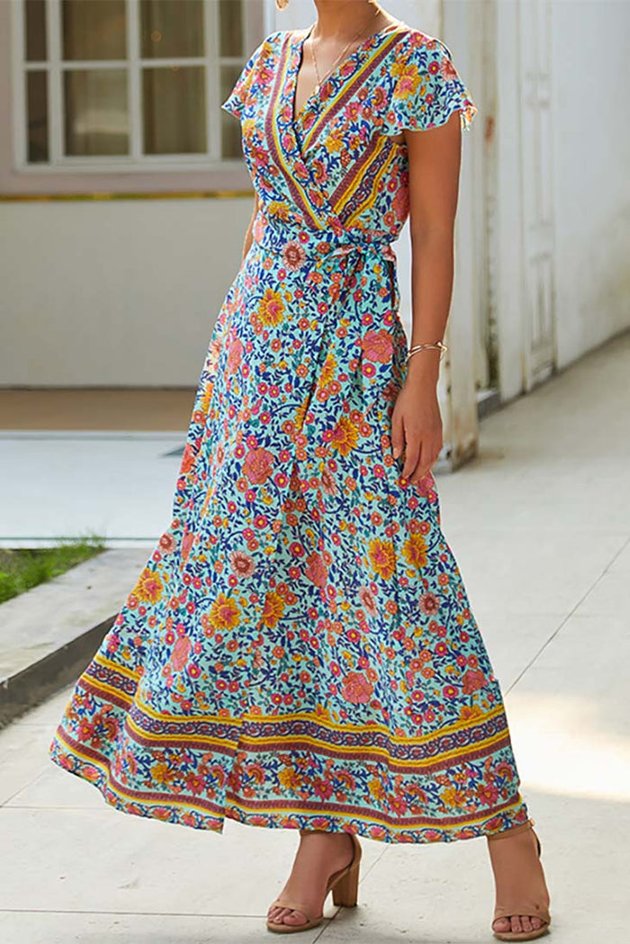 Vintage Floral Maxi Dress