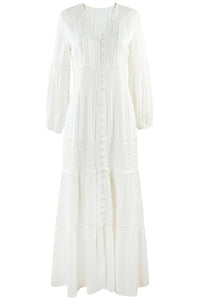 Boho Wedding Lace Dress