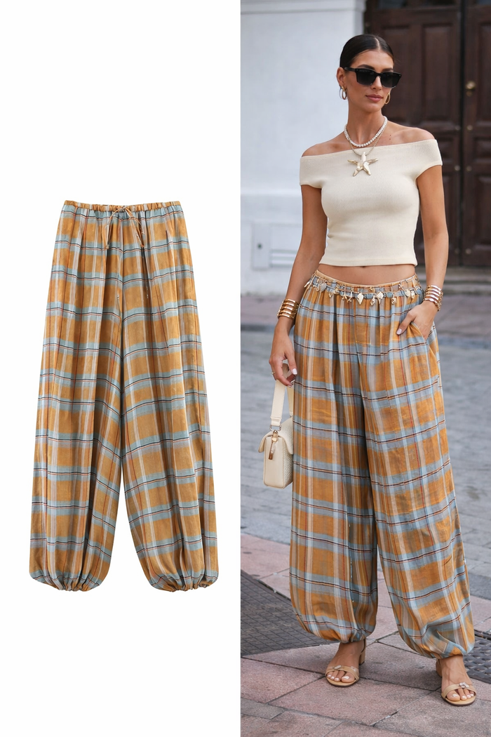 Wide Leg Boho Pants
