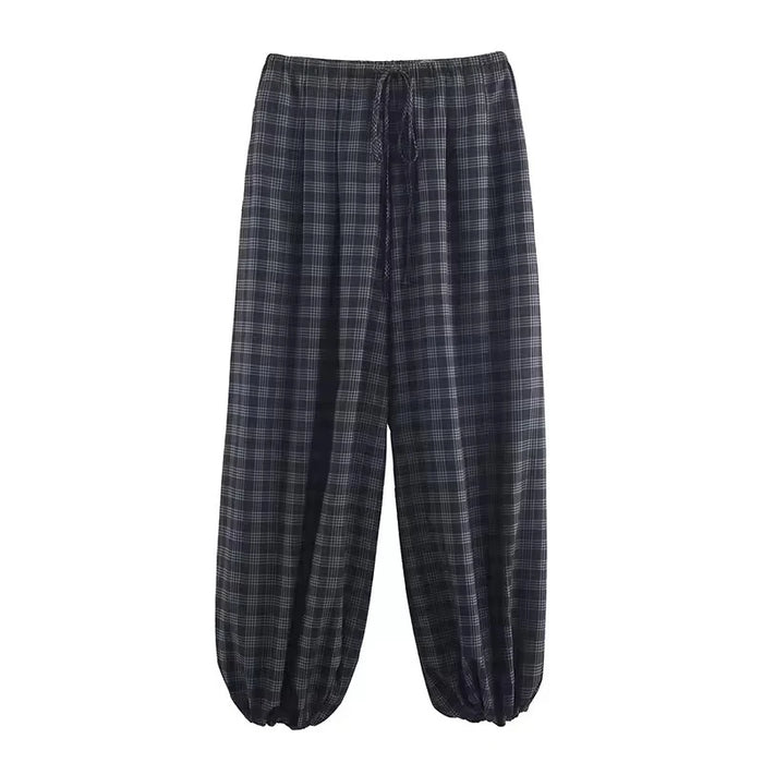 Wide Leg Boho Pants black