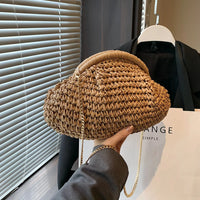 Women Straw Crossbody Bag