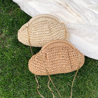 Women Straw Crossbody Bag