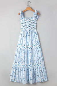 A-line boho summer maxi outfit
