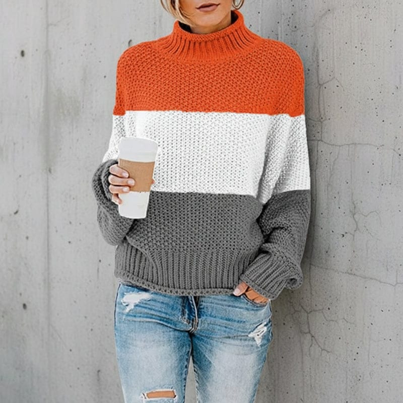 Aztec wool blend sweater