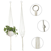 Beaded Macrame Hanger Boho Style