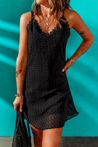 Black Bohemian Dress Back View
