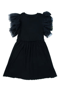 Black Bohemian Dress Side View