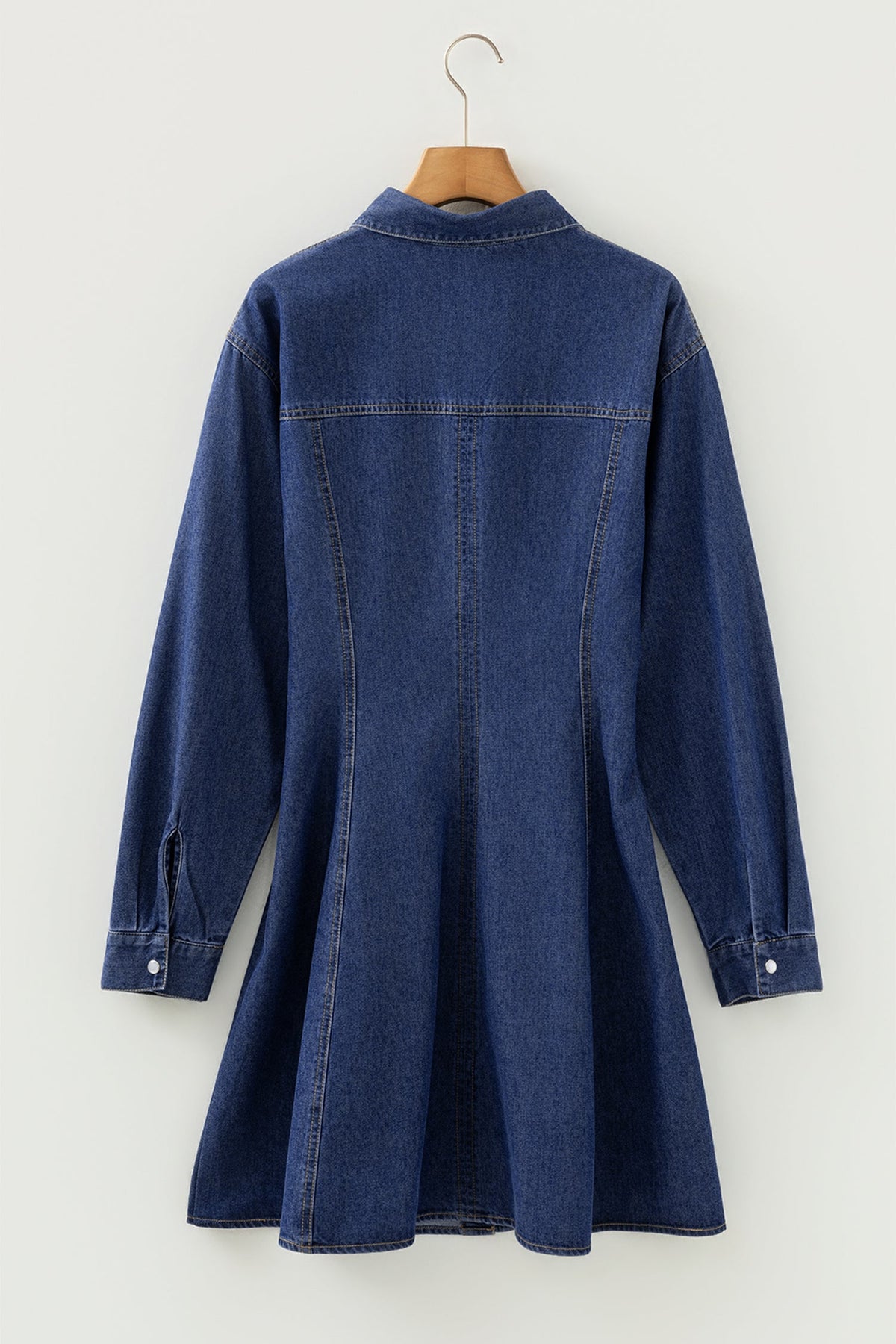 Blue Bohemian Mini Dress Style