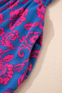 Blue Flowing Resort Dress