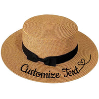 Boat Hat Straw