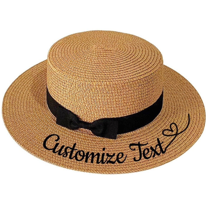 Boat Hat Straw