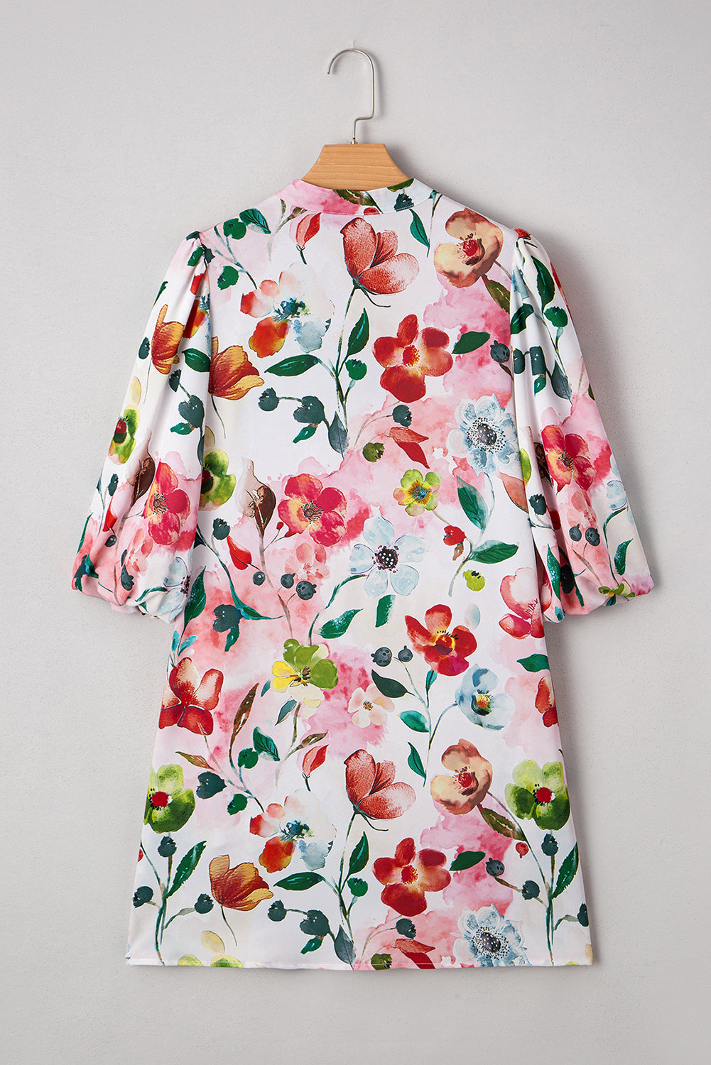 Bohemian Airy Pastel Mini Dress
