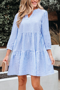 Bohemian Airy Shift Dress Back
