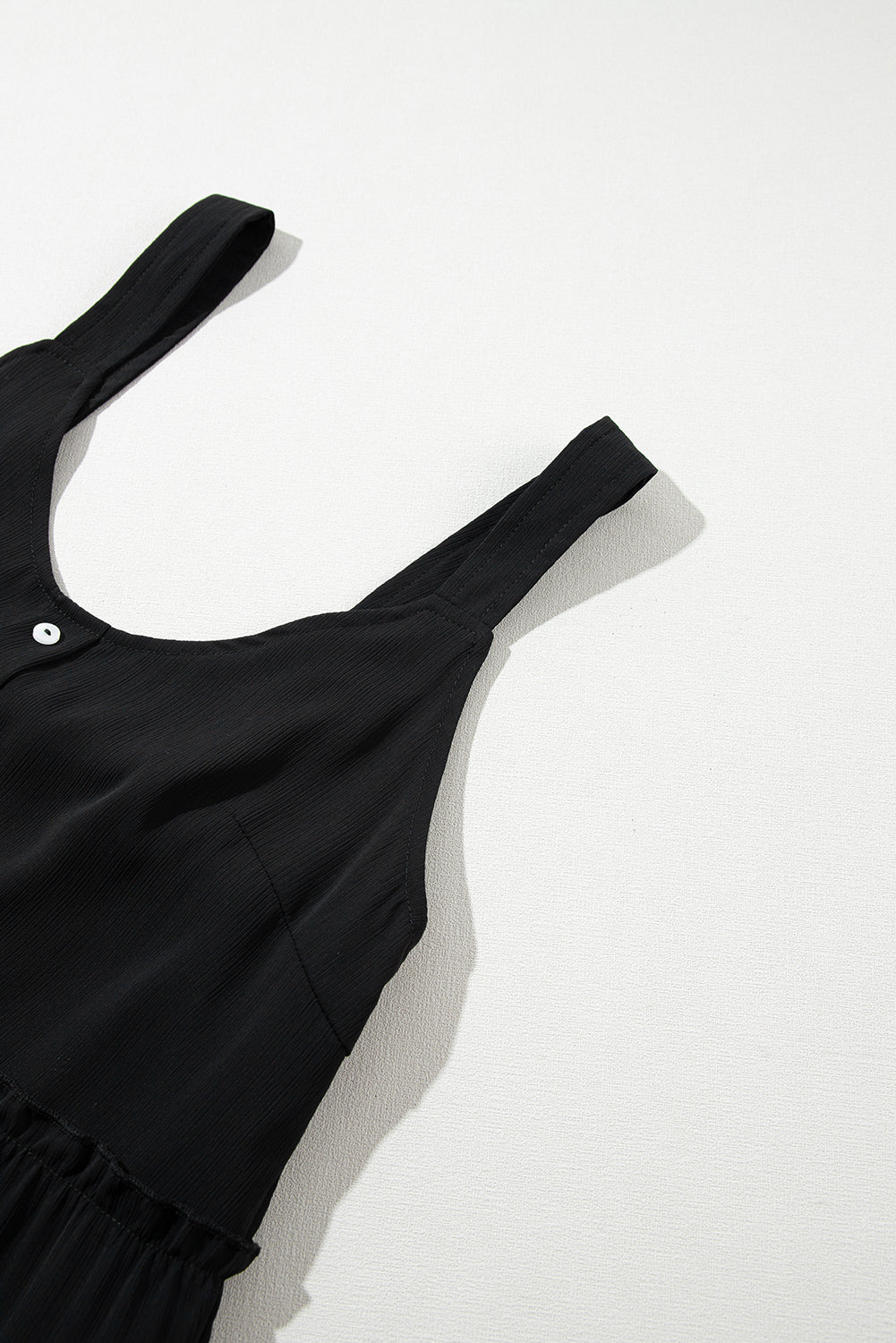 Bohemian airy sleeveless mini closeup