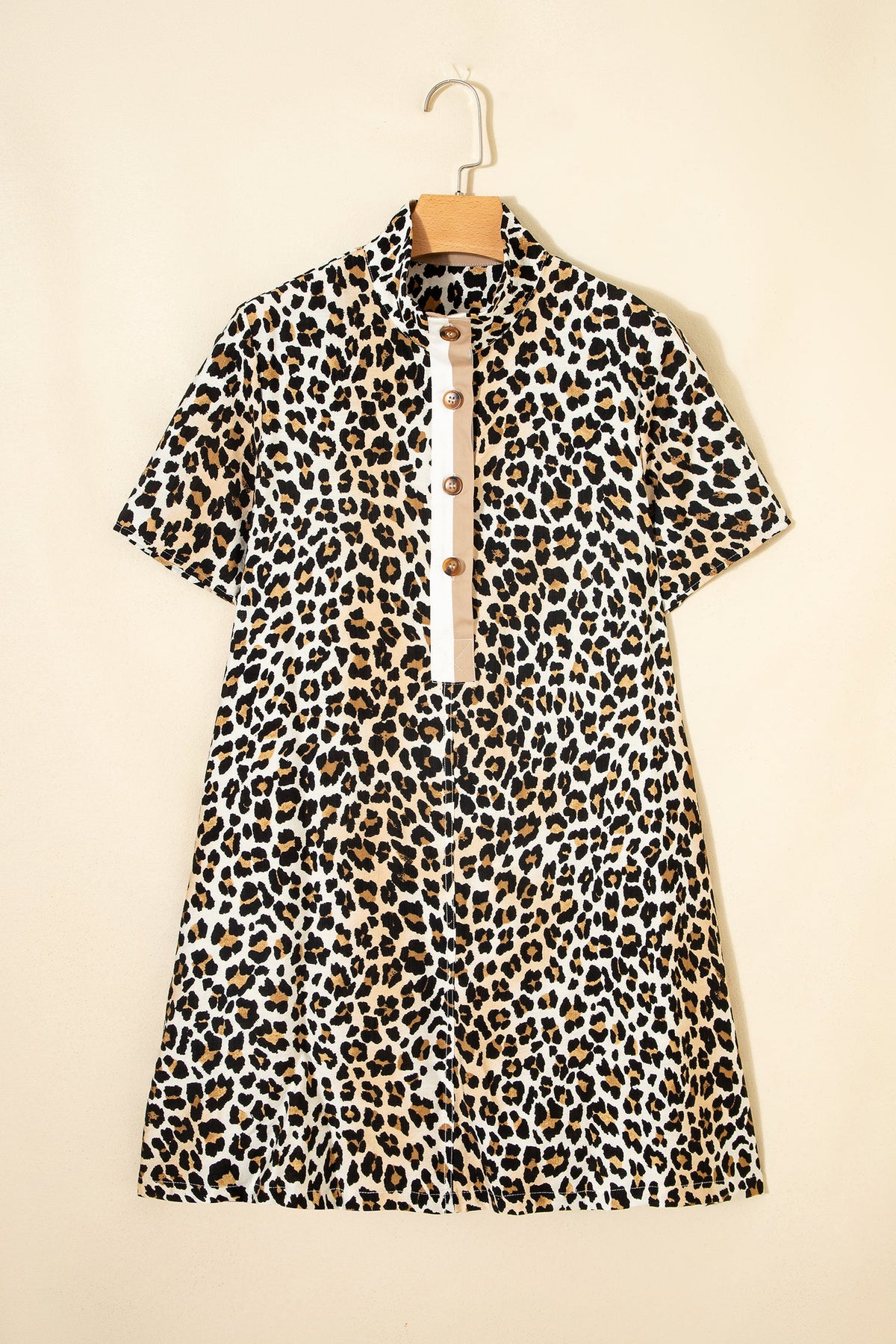 Bohemian Animal Print Casual Dress