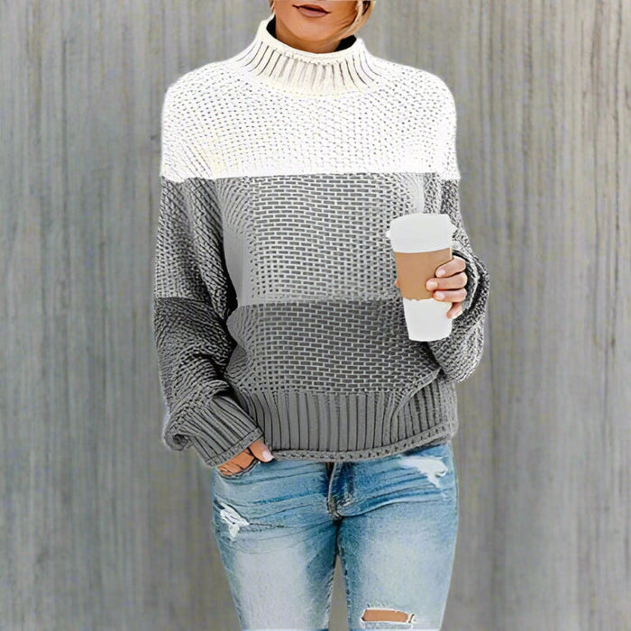 Bohemian Aztec earth tone knit