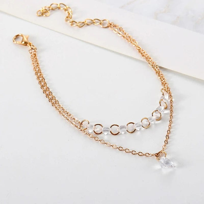 Bohemian beaded wrist jewelry set