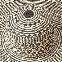 Bohemian beige wide brim hat