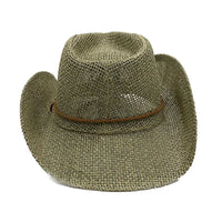 Bohemian beige woven cowgirl hat