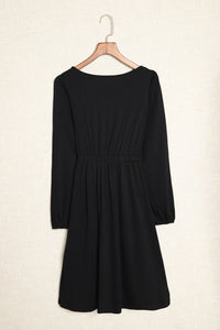 Bohemian Belted Waist Midi Dress