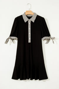 Bohemian Black Dress Side View