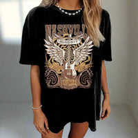 Bohemian Bluse lockerer Schnitt