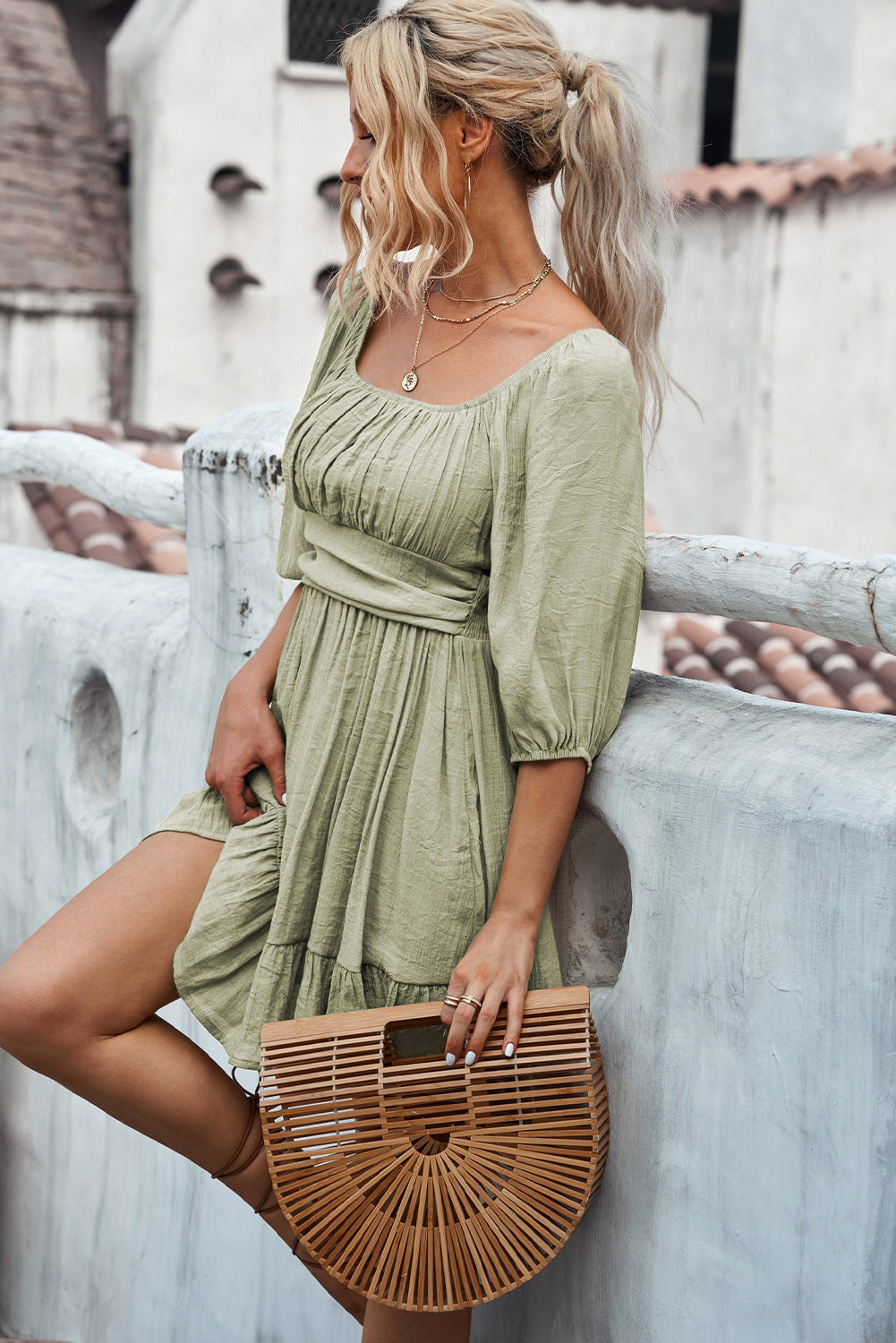 Bohemian breezy dress full length