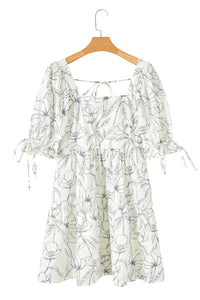 Bohemian Breezy Linen Mini Dress