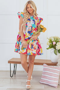 Bohemian Breezy Tiered Dress Back