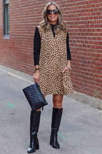Bohemian Button-Down Casual Dress