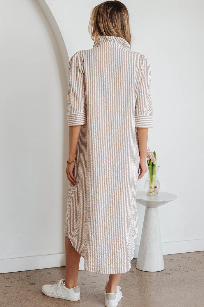 Bohemian Button Down Maxi Dress