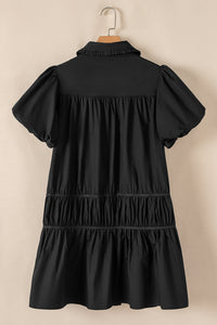 Bohemian Casual Black Dress Styled