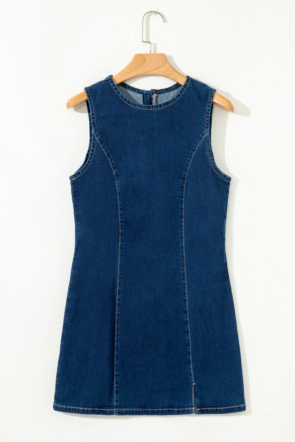 Bohemian Casual Blue Mini Dress
