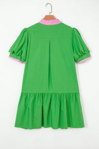 Bohemian Casual Mini Dress Outdoor