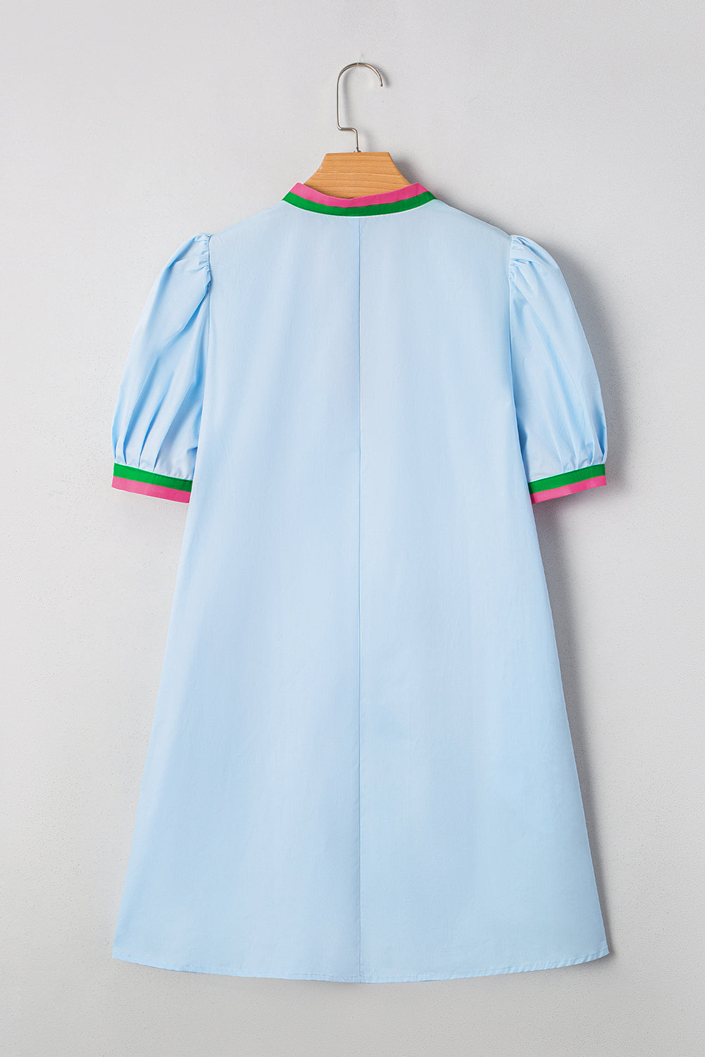 Bohemian Casual Striped Mini Dress