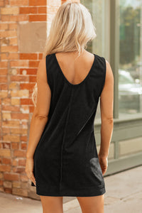 Bohemian Corduroy Dress Front View