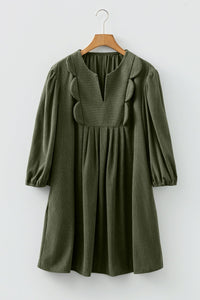 Bohemian Corduroy Dress Relaxed Fit