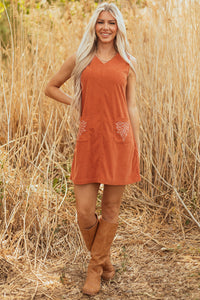 Bohemian Corduroy Fit Flare Style