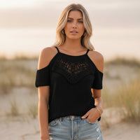 Bohemian cotton blouse relaxed fit