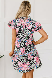 Bohemian Cotton Dress Back View