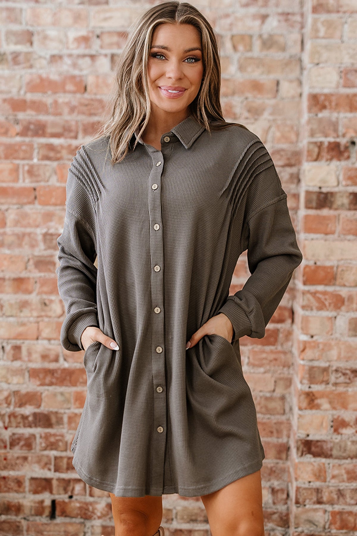 Bohemian Cotton Dress Side View