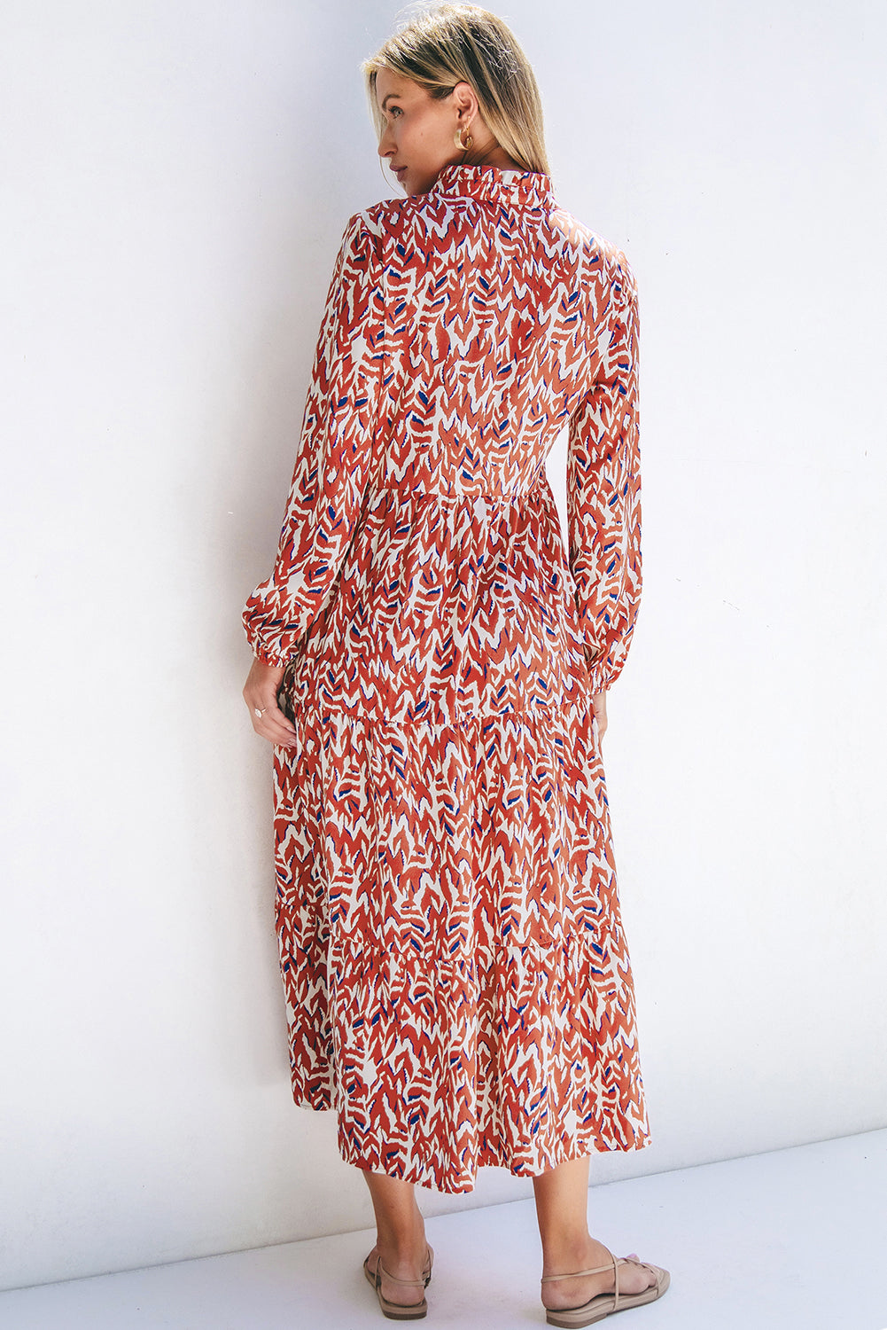 Bohemian Cotton Dress Side View