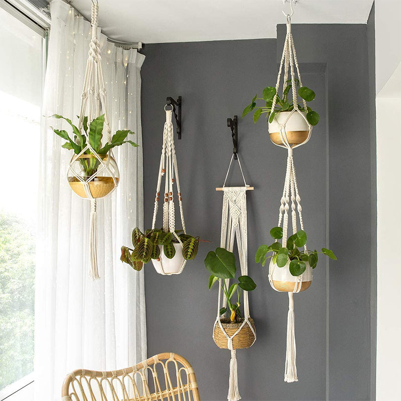 Bohemian Cotton Plant Hanger Detail