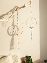 Bohemian Cotton Plant Holder Fringe