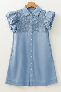 Bohemian Denim Dress Boho Style