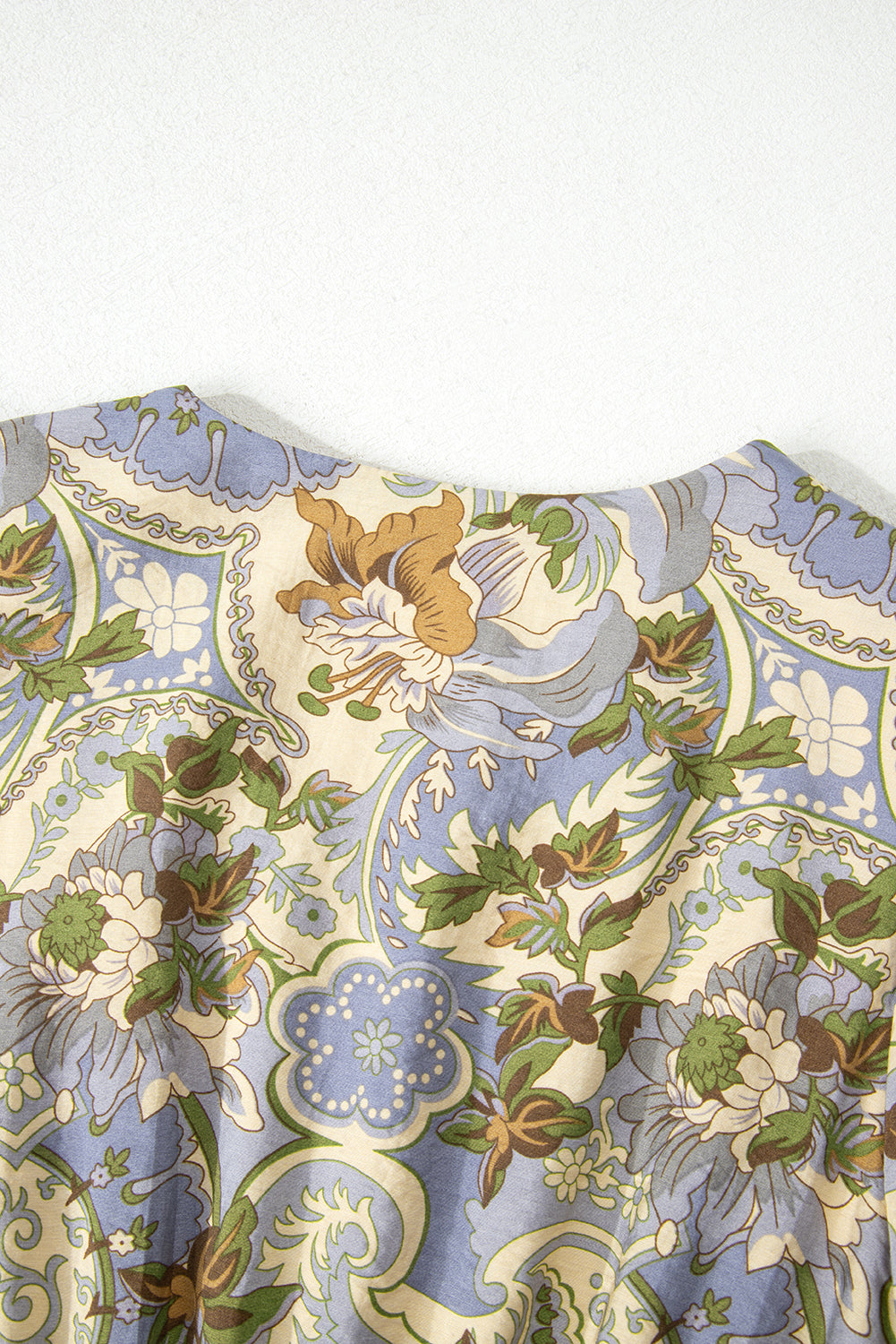Bohemian Dress Fabric Texture Detail