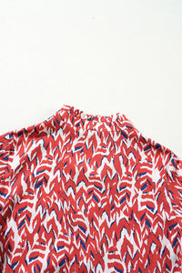 Bohemian Dress Ruffle Hem Detail