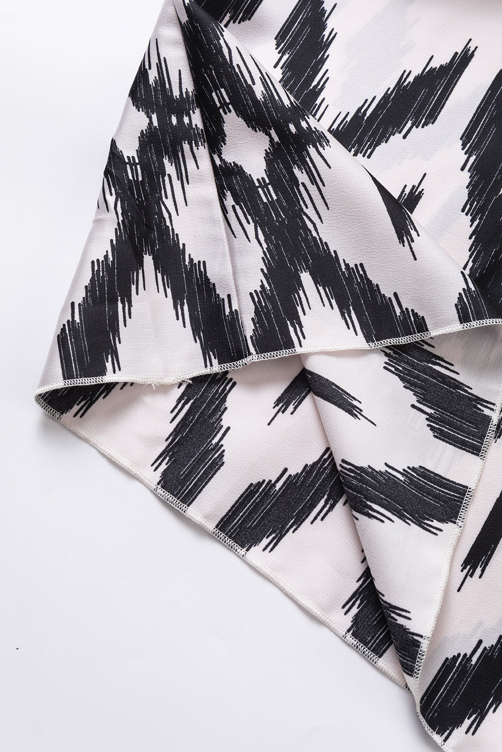 Bohemian dress side slit detail